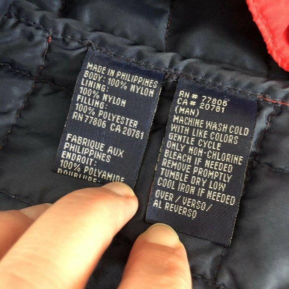 Tommy Hilfiger Vtg 90s Tommy Girl Red Quilted Box - Picture 7 of 10